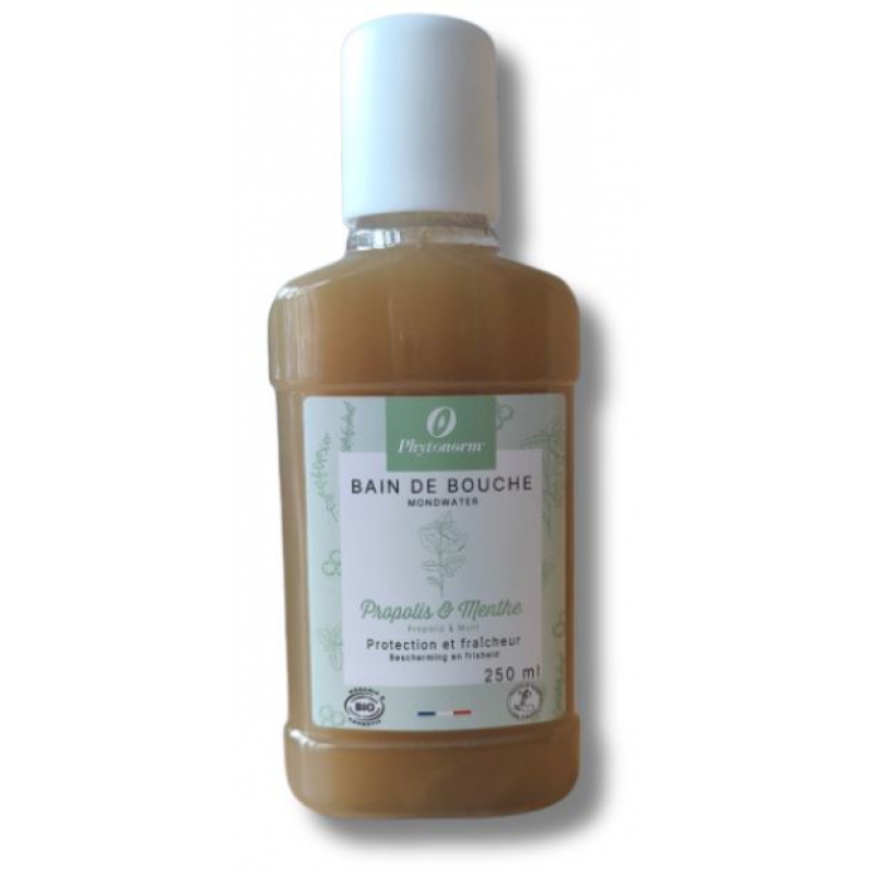 Phytonorm Bain de bouche Propolis et Xylitol goût Menthe 250 ml hygiène bucco dentaire Pharma5avenue