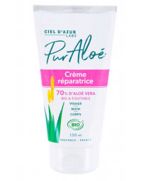 Puraloé Crème Réparatrice Pur Aloé 70% 150ml aloe vera amande douce bio peau sensible Pharma5avenue