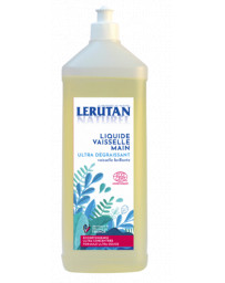 Lérutan Liquide vaisselle ultra-concentré ultra-dégraissant Citron 1L mains sensibles Pharma5avenue