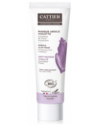 Cattier Masque anti fatigue à l'argile violette 100 ml