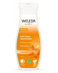 Weleda Lait Corps nourrissant Argousier peaux sèches 200ml huile de sésame Pharma5avenue