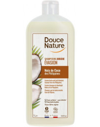 Douce Nature Shampoing douche evasion Noix de Coco des Philippines 1L huile de coco nourrissante Pharma5avenue