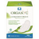 Organyc 10 Serviettes ultra fines Flux normal à ailettes coton bio Pharma5avenue