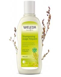 Weleda Shampoing usages fréquents Millet pour toute la famille 190ml brillance et vitalité Pharma5avenue