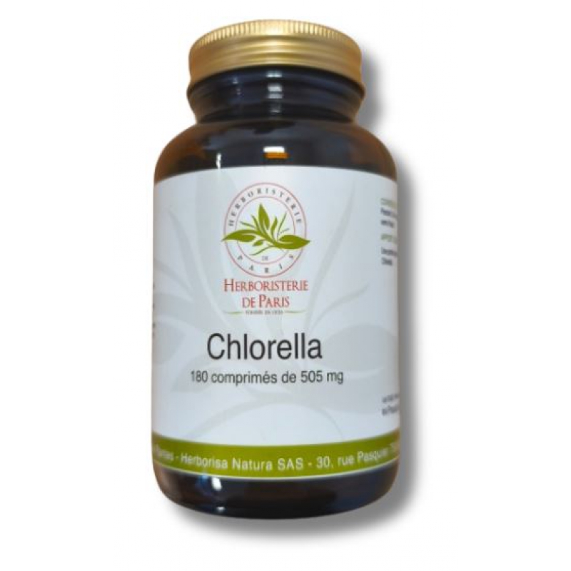 Herboristerie de paris Chlorella Minuscule Algue d'eau douce 180 comprimés chlorelle detoxifiante Pharma5avenue