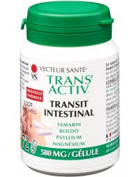 Vecteur Santé Trans'Activ 72 gélules transit intestinal tamarin boldo sel d'epsom Pharma5avenue