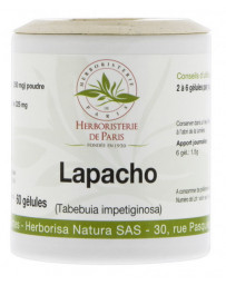 Herboristerie de paris Lapacho Ecorce 250 mg 60 gélules aide les défenses naturelles Pharma5avenue