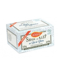 Alepia Savon d'Alep premium au lait de chèvre bio 125gr nourrissant lavant hydratant Pharma5avenue