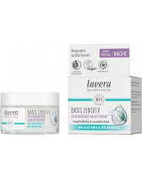 Lavera Crème de nuit régénérante basis sensitiv 50 ml peau sensible et stressée Pharma5avenue