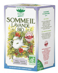 Romon Nature Tisane Sommeil Lavande bio 20 sachets anti stress sérénité pharma5avenue