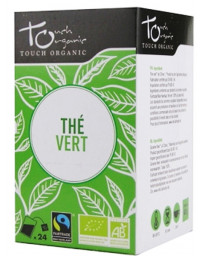 Touch Organic Thé vert BIO 24 sachets antioxydants vitalité Pharma5avenue