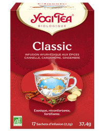 Yogi Tea Infusion ayurvédique épicée Classic 17 sachets chai classic énergie positive Pharma5avenue