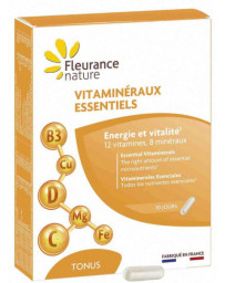 Fleurance Nature Vitaminéraux essentiels 30 gélules vitamines minéraux oligo-éléments Pharma5avenue