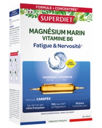 Super Diet Magnésium Marin et Vitamine B6 20 ampoules de 10 ml