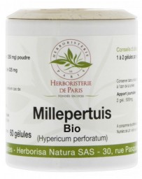 Herboristerie de paris Millepertuis bio 250mg 60 gélules hypericum perforatum dépression légère Pharma5avenue