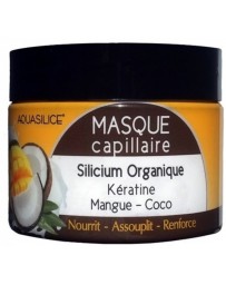 Aquasilice Masque capillaire Kératine Mangue Coco 250 ml silicium organique Pharma5avenue