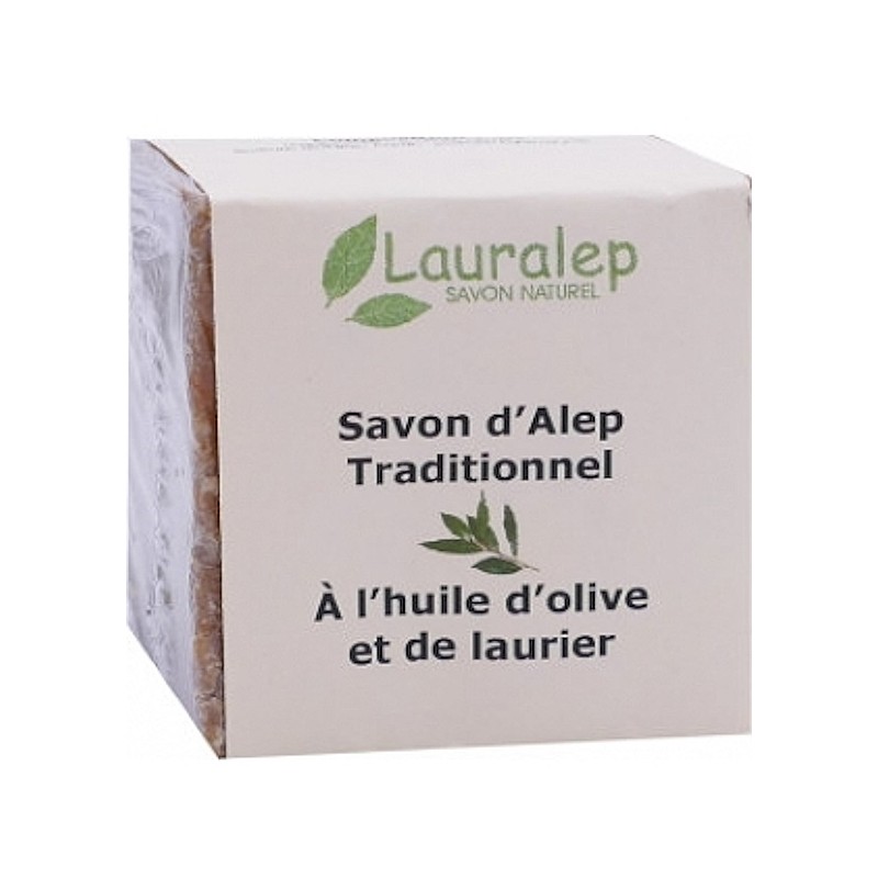 Lauralep Savon d'Alep Traditionnel 180 gr Savon d'Alep Essentiel et traitant Pharma5avenue