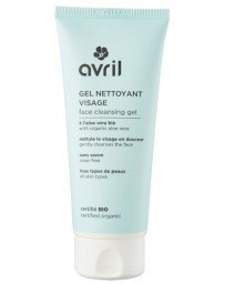 Avril Gel nettoyant visage certifié bio 100ml nettoyant doux FACES démaquillant peaux sensibles pharma5avenue