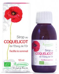 Phytofrance Sirop de Coquelicot bio flacon de 125ml aide au maintien anti stress et sommeil Pharma5avenue