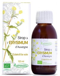 Phytofrance Sirop Erysimum Bio 125 ml herbe aux chantres des chanteurs thym Pharma5avenue