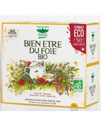 Romon Nature Tisane Bien être du foie 50 sachets infusion foie vésicule Pharma5avenue