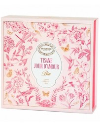 Provence d'Antan Coffret tisane Jour d'amour bio 20 sachets infusion pour le désir et l'attirance Pharma5avenue