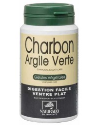 Naturado Charbon Argile verte 120 gélules végétales