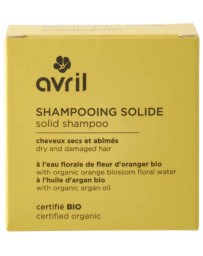 Avril Shampooing solide Cheveux secs et abîmés 85 gr Shampoing cheveux secs argan karité oranger Pharma5avenue