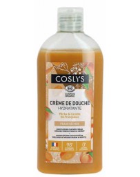 Coslys Crème de douche hydratante pêche carotte 250 ml