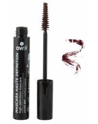 Avril Cosmétique Mascara Haute définition marron certifié Bio 7 ml maquillage bio des yeux Pharma5avenue