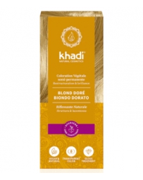 Khadi coloration végétale Blond doré 100gr reflets dorés teinture capillaire Pharma5avenue