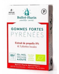 Ballot Flurin Gommes fortes des Pyrénées boite métal 30g gommes propolis forte Pharma5avenue