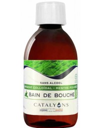 Catalyons Bain de bouche bio à l'Argent colloïdal 250ml argent colloidal 30ppm zinc Pharma5avenue