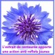 l'extrait de centaurée de Dermaclay Shampoing cheveux gris reflet brillance apporte une action anti jaunissement