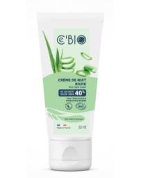 Cé'Bio Crème de nuit intense bio Aloé vera 50ml