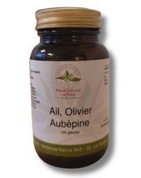 Herboristerie de Paris Ail Olivier Aubépine 120 gélules Ail Olivier Aubépine santé cardiaque Pharma5avenue