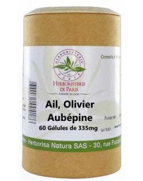 Herboristerie de Paris Ail + Olivier + Aubépine 60 gélules