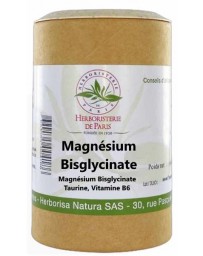 Herboristerie de Paris Bisglycinate de Magnésium taurine vitamine B6 120 gélules