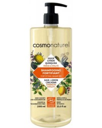 Cosmo Naturel Shampooing Fortifiant Quinquina Sauge Citron 1L shampoing fortifiant, pharma5avenue