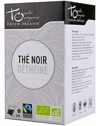 Touch Organic Thé noir déthéiné bio 20 sachets sans théine, sans caféine Pharma5avenue