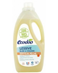 Ecodoo Lessive liquide Blanc et Couleurs senteur pêche 2 Litres éco détergent écocert Pharma5avenue