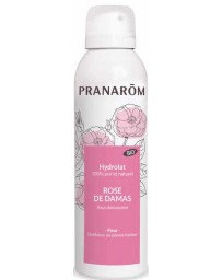 Pranarôm Hydrolat de rose de Damas Bio 150ml Brumisateur de véritable eau florale de Rose Pharma5avenue