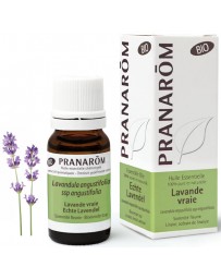 Pranarôm Lavande vraie Bio Flacon compte gouttes 10ml