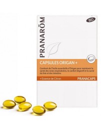 Pranarôm Capsules Origan + Bio 30 capsules