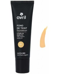 Avril Cosmétique Fond de teint Miel Certifié Bio 30ml teinte moyenne pour peaux déjà mates Pharma5avenue