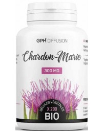 GPH Diffusion Chardon Marie Bio 200 gélules de 300mg confort du foie silymarine Pharma5avenue