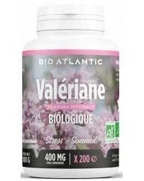 Bio Atlantic Valériane bio 400mg 200 comprimés