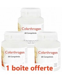 Monapharm Lot de 3 Colarthrogen Collagène marin Acide hyaluronique 3x60 comprimés