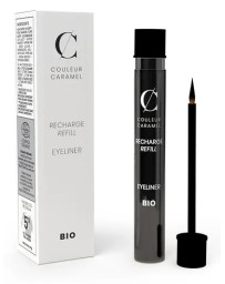 Couleur Caramel Recharge Eye Liner n°07 noir pinceau 5ml Maquillage bio Pharma5avenue