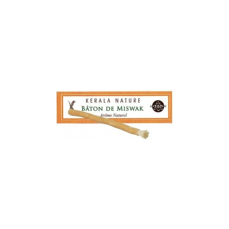 Bâton Miswak 15 cm Kerala
